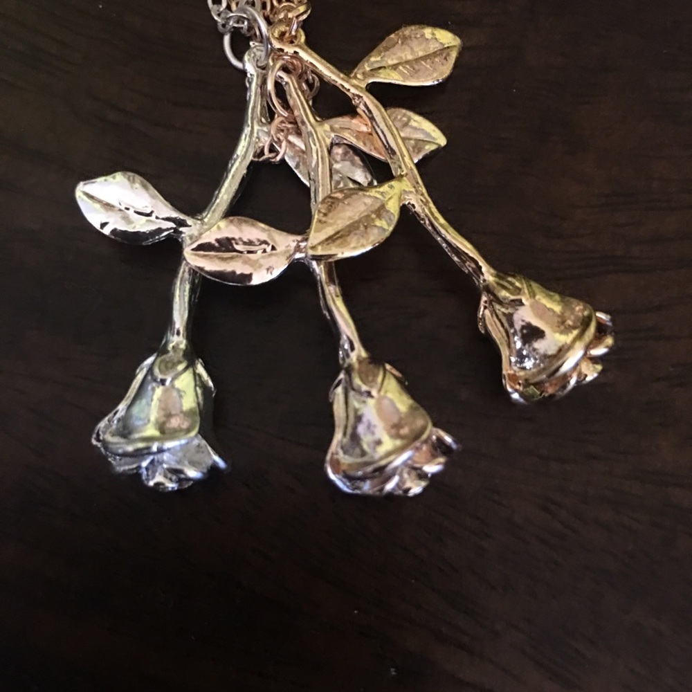 Beauty and the Beast enchanted rose necklace - Picture 7 of 8